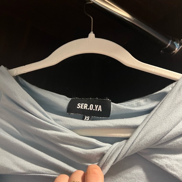 SER.O.YA light blue top - Picture 2 of 2